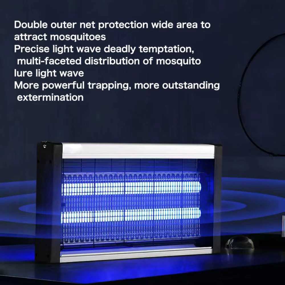 Joyinled 2W/4W/6W Mosquito Killer Lamp Electronic Insect Zapper with LED Night Light Silent Trap for Home Room Indoor Restaurant H260313