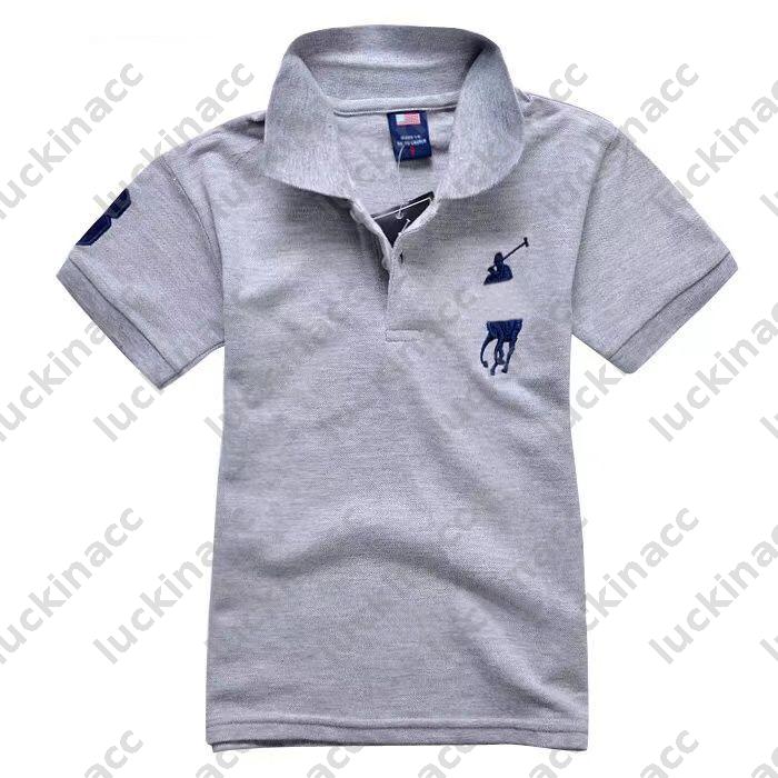 Designer Children Polo Tshirt Fashion Boys Girls Top Tees Summer Child Pullover T-shirts Toddle Short Sleeves Cotton Tops Kids Tshirts