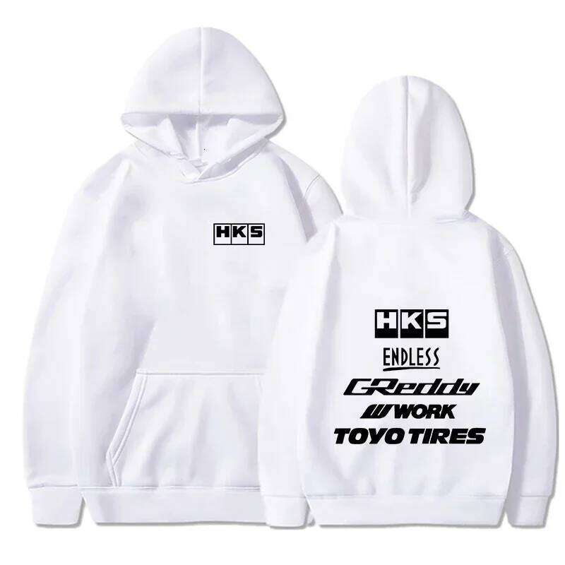 2025 Fashion Cool Hoodie Japan JDM Modified Car HKS ENDLESS Hoody Men Women Vintage Casual Sweatshirt Long Sleeve Pullovers Z260314