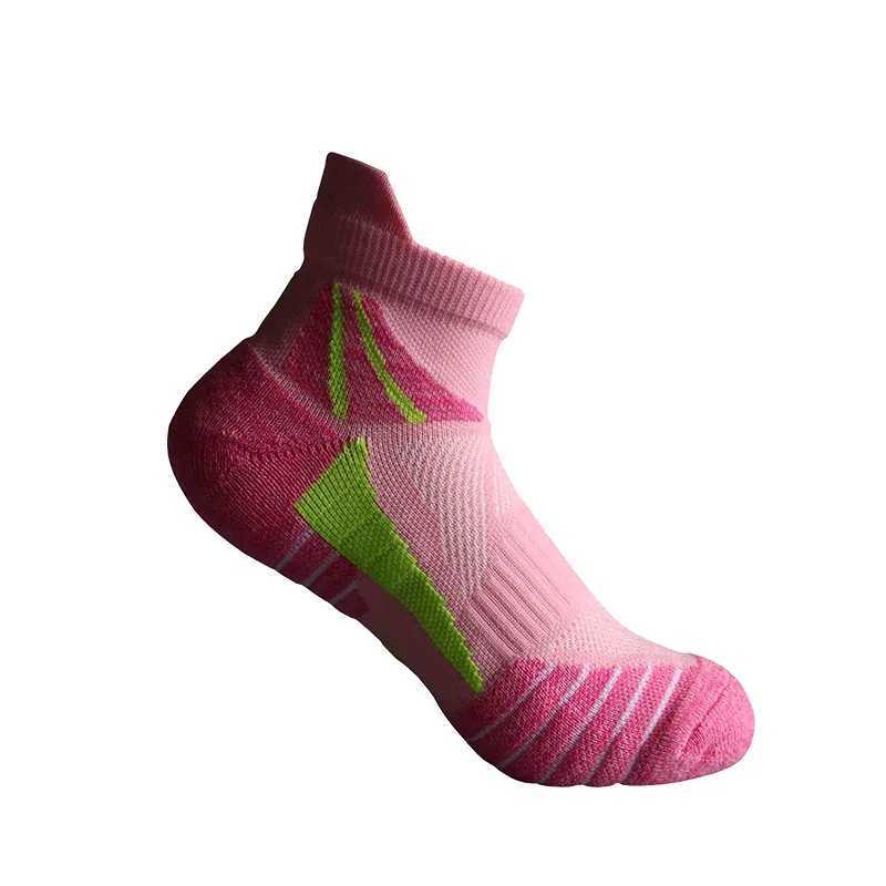 Socks Woman Running Short Socks Advanced Sports Socks Looped Back Color Socks Compression Calcetines Ciclismo Hombre Cycling D260313