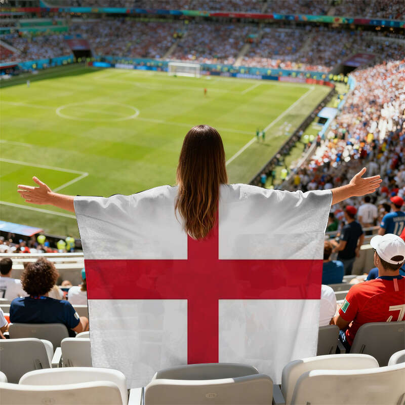 2026 Usa-Canada-Mexico World Cup Fan Capes And Flags, Specialized For Cross-Border Export Of National Supplies