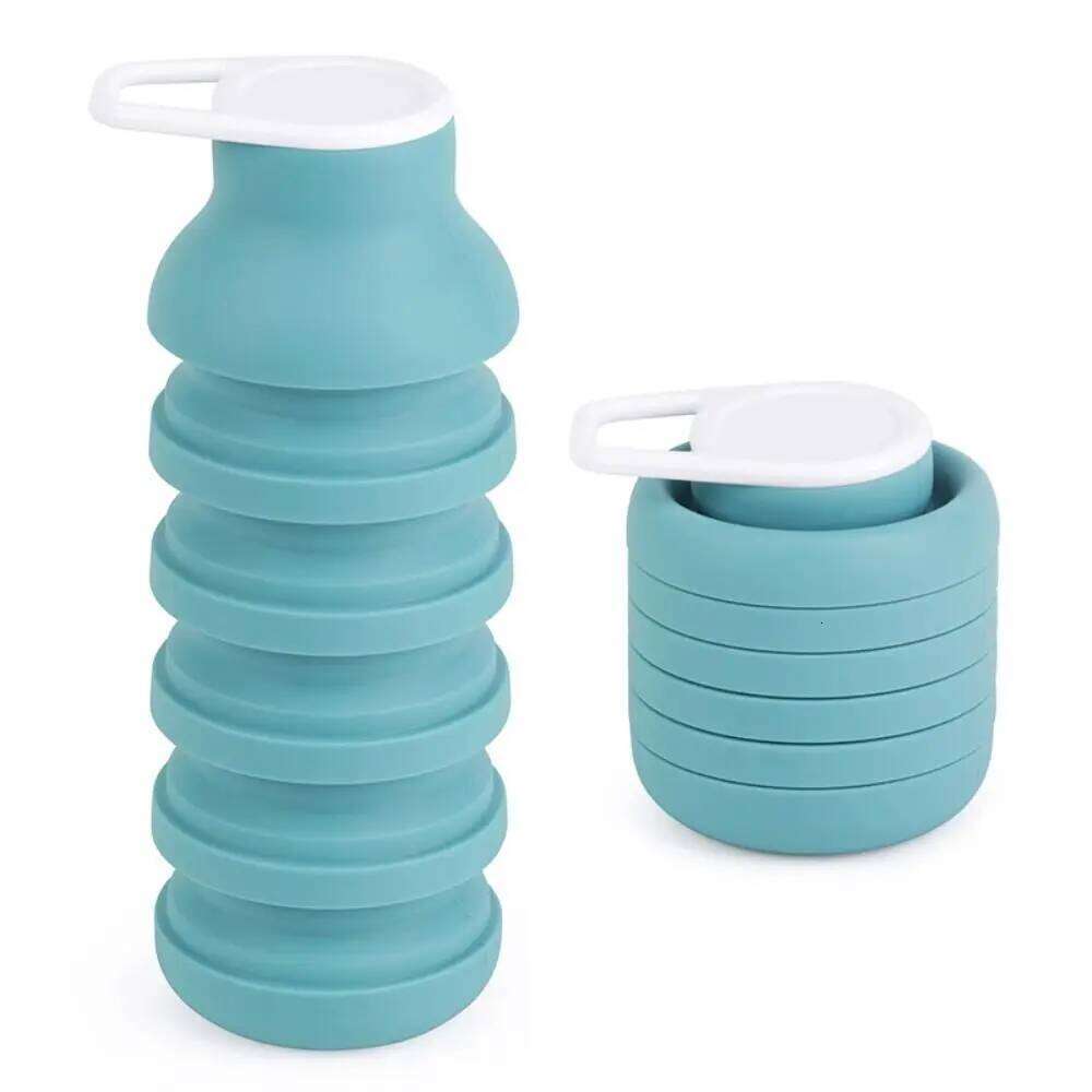 Large-capacity Collapsible Sport Retractable 200-600ML Sports Water Bottle Reuseable Portable Foldable Drinking Cup Gym Z260314