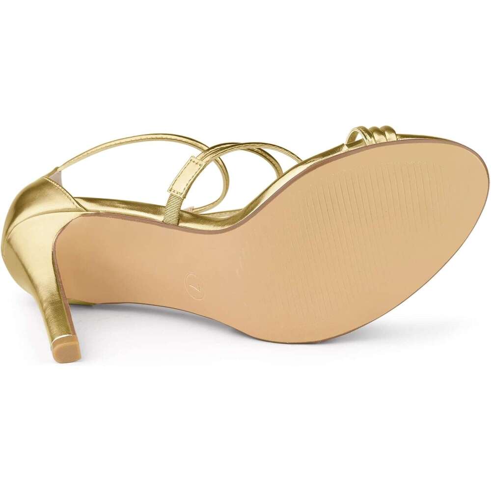 Women S Party Strappy Stiletto High Heels Sandals MOJIDASHU