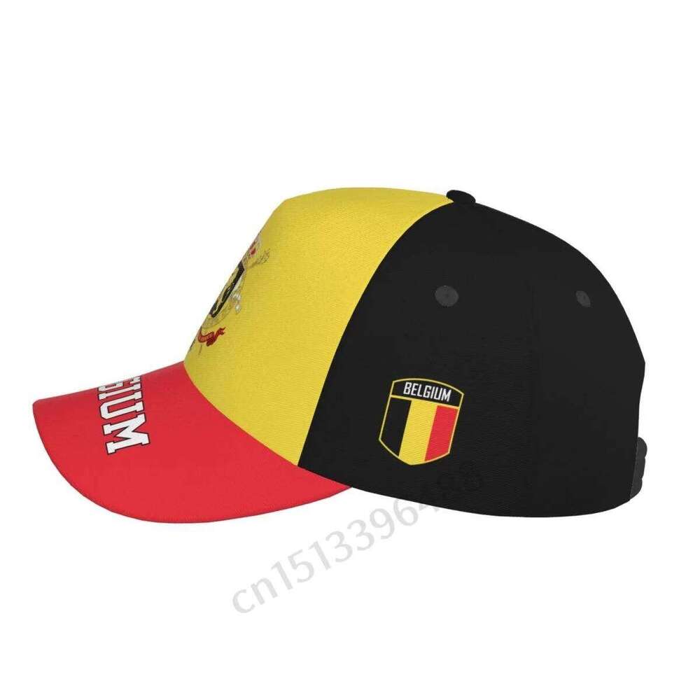 2025 Belgium 3D Soccer Hats Sun Baseball Cap Breathable Adjustable Men Women Outdoor Fishing Hat Z260313