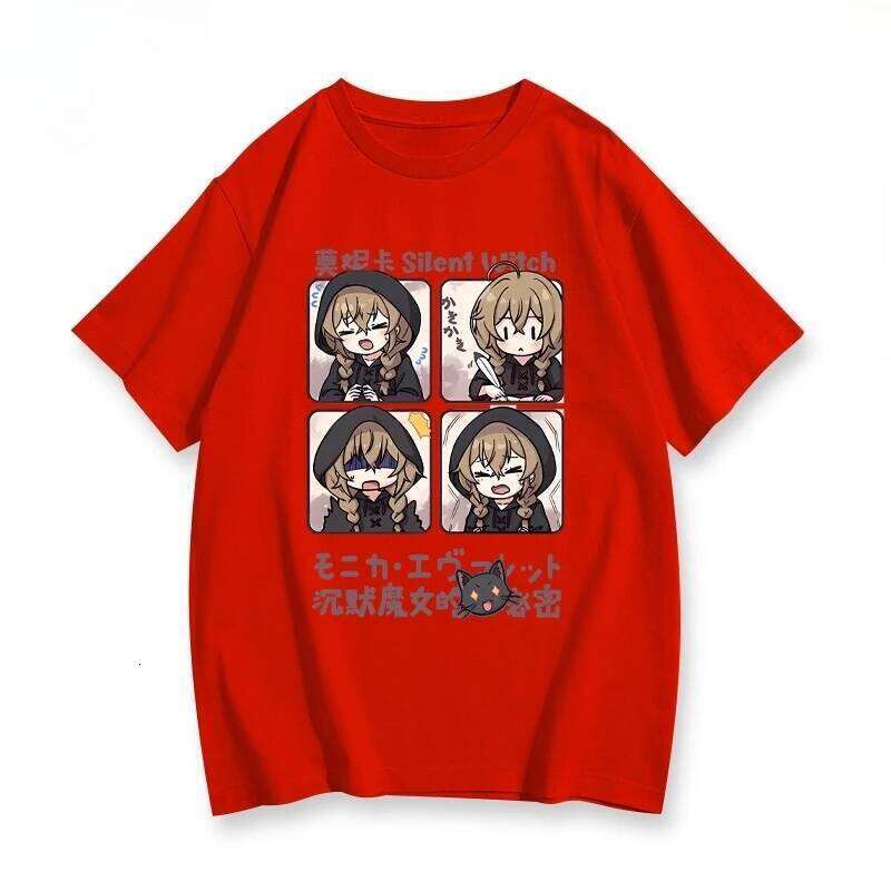 Secret of The Silent Witch Anime Shirt Shoujo Girl Camisa Cotton O-neck Kawaii Cute Style Printed Streetwear Harajuku Tee Z260314