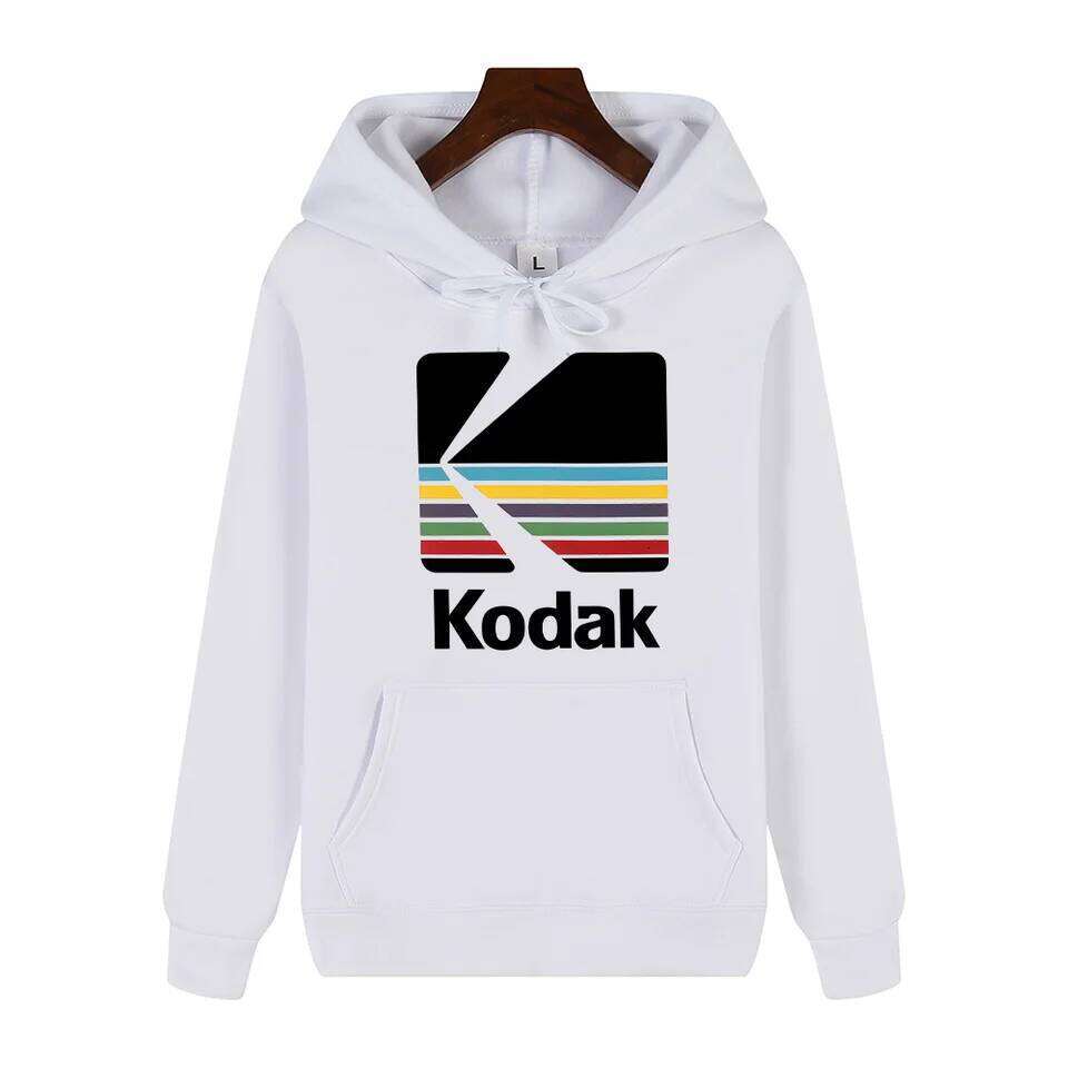 Kodak Brand Fashion Retro Y2K Print Autumn and Winter Men Sports Hoodie Outdoor Casual Comfortable Street Jacket Clothing Z260314
