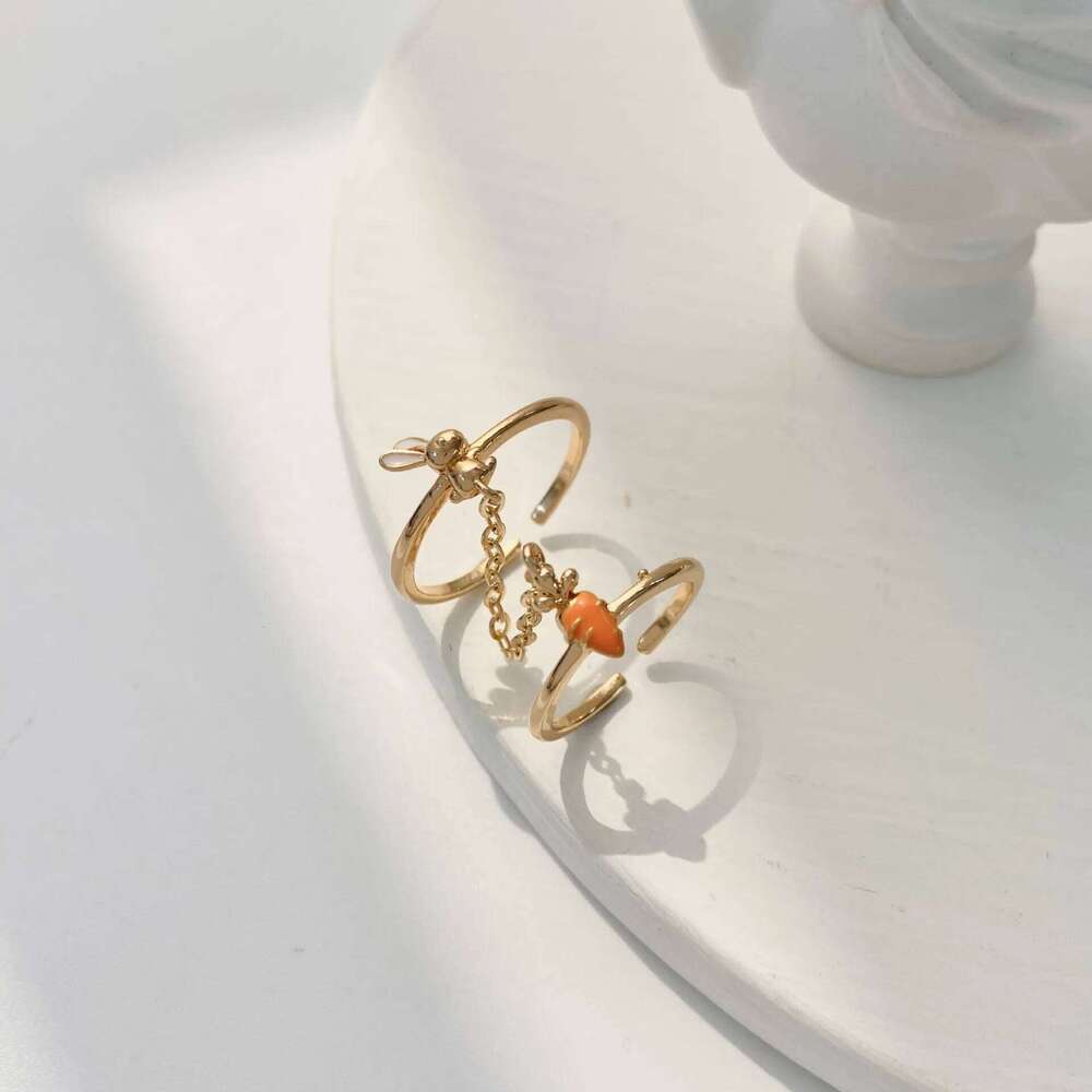 LATS Punk Cool Hip Pop Chain Butterfly Adjustable Star Geometric Open Index Finger Rings for Women Man Party Gift H260312