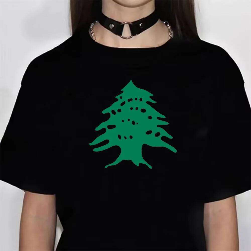Lebanon women soft fabric trendy tshirt female graphic clothes Z260314