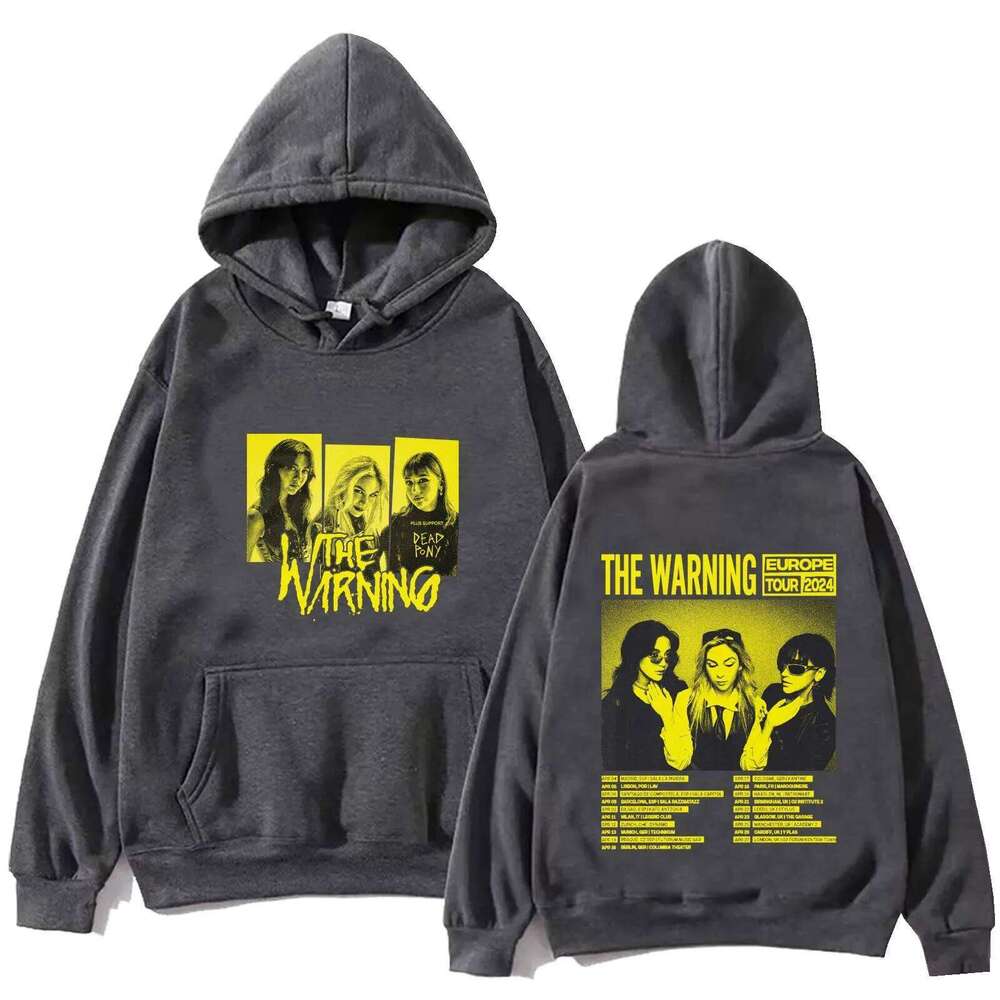 The Warning Tour 2024 Hoodie Music Fans Gift Tops Sweatshirt Unisex Casual Spring and Summer Regular Long Sleeve Z260315