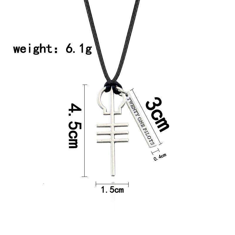 Twenty One Rock Band Necklaces & Pendants Cord BFF Best Friends Skeleton Necklace Punk Men Women Music Hip Hop Jewelry H260312