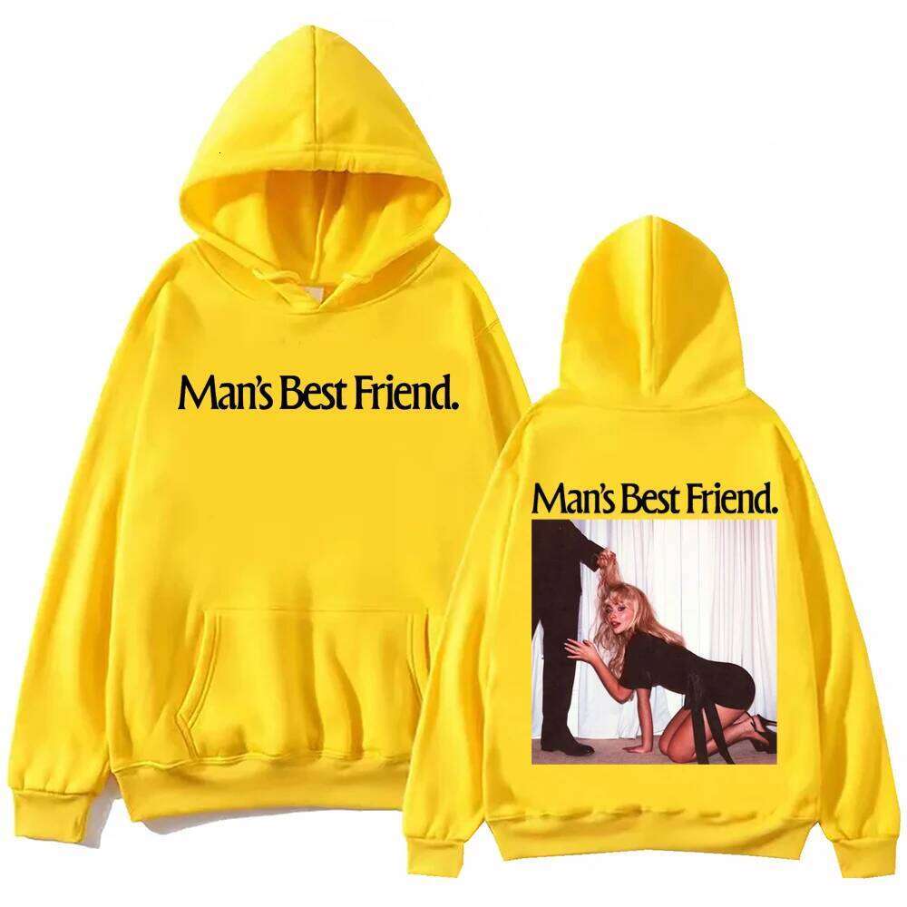 Sabrina-Carpenter New Album Mans Best Friend Hoodie Harajuku Hip Hop Pullover Tops Sweatshirt Gift Z260314