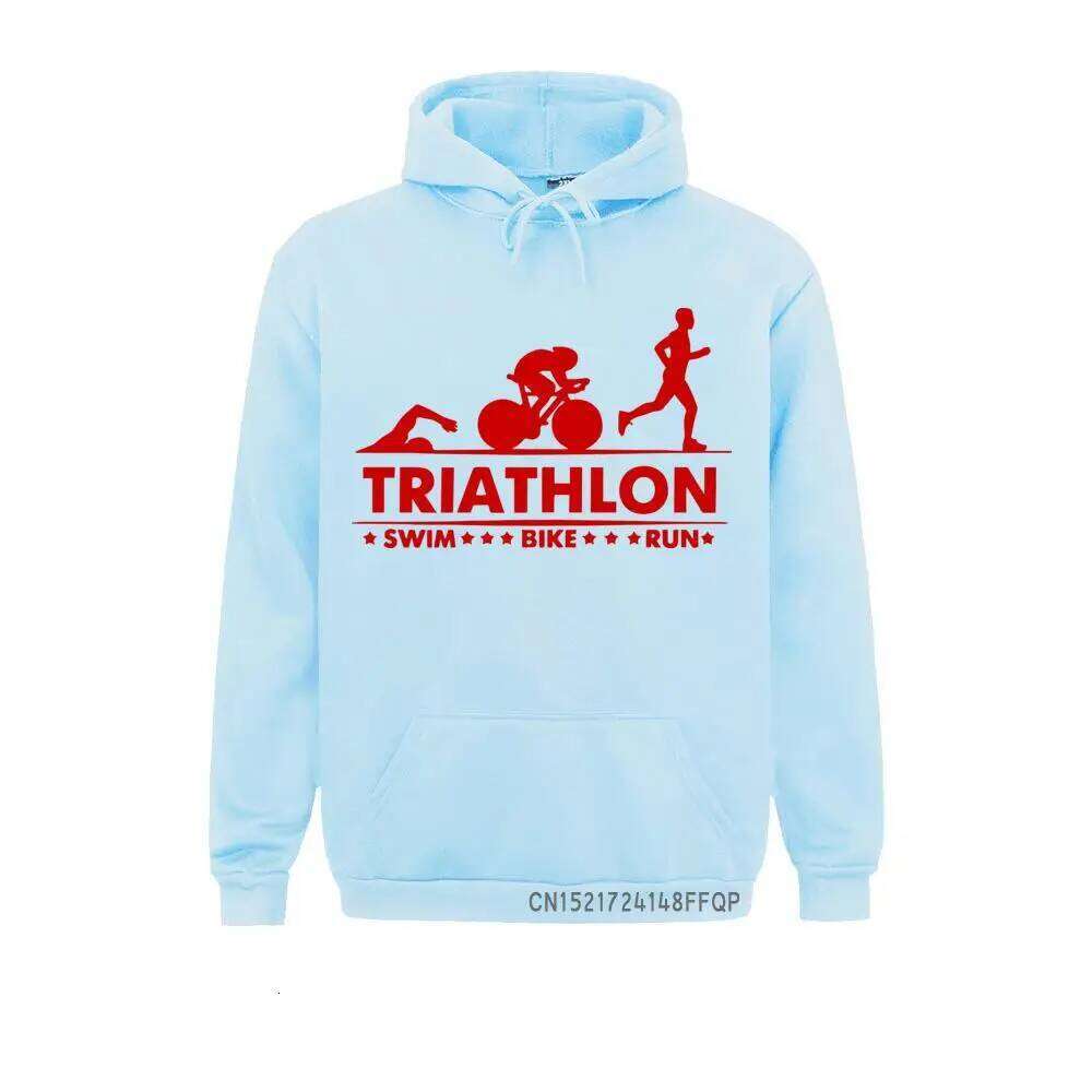 Pocket Pullover Triathlon Swim Bike Run Athlete Sport Hoodie Men Streetwear Oversized Harajuku Mens Sweatshirt Z260314