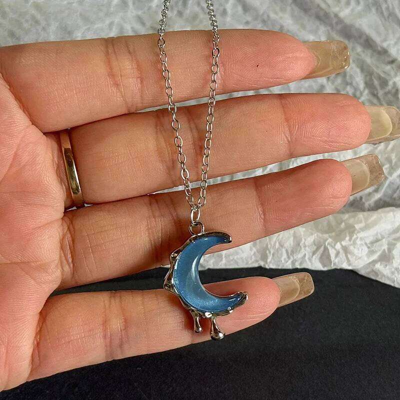 New Silver Color Pair Of-star Necklaces Double Celestial Friendship Pendant Long Chain Best Gifts for Men Women H260312