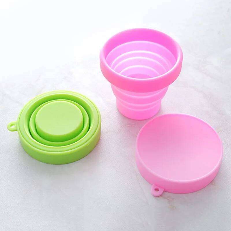 Portable Travel Folding Silicone Foldable Traveling For Outdoor Pet Camping Drinkware Water Cup Z260313