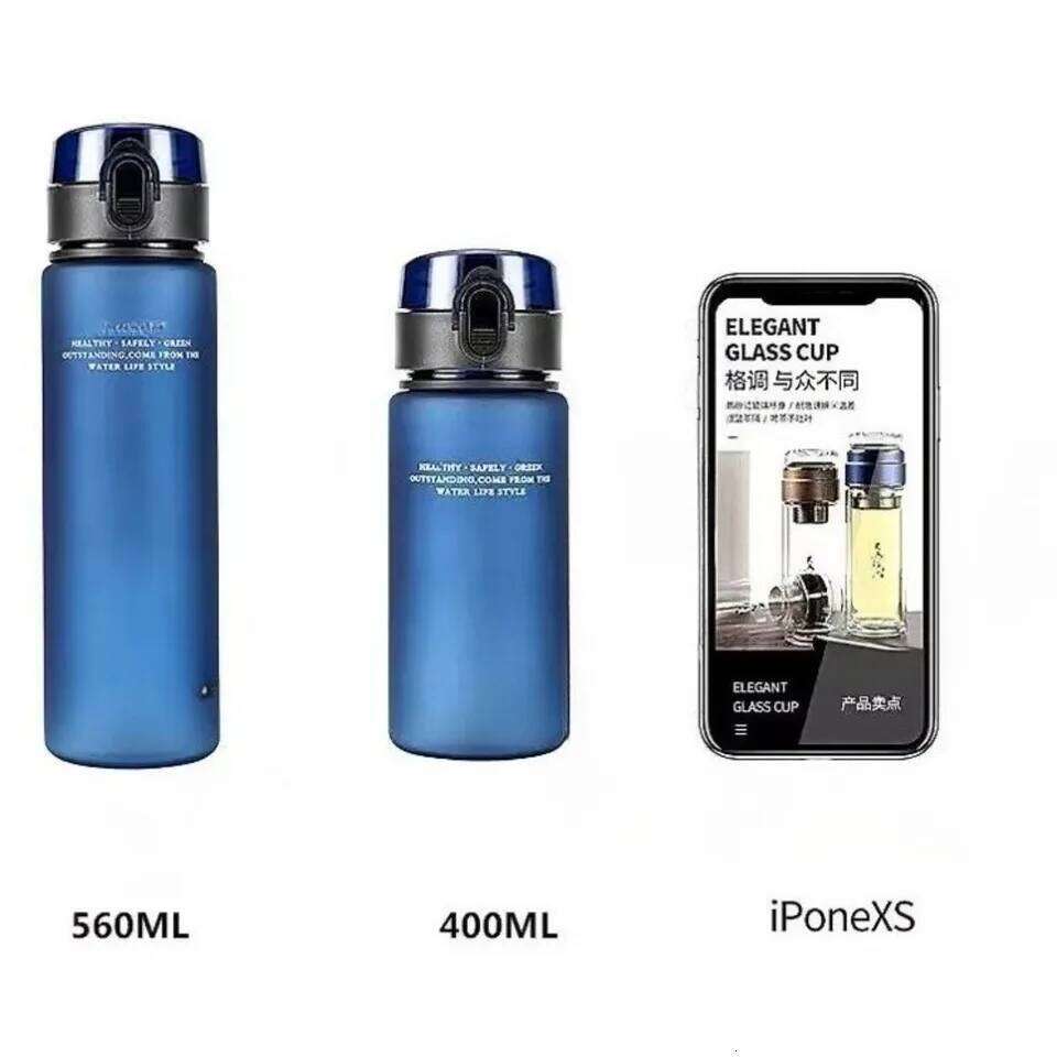 Leak-free sports water bottle, portable for travel hiking. My favorite beverage bottle is 400ml and 560ml Z260314