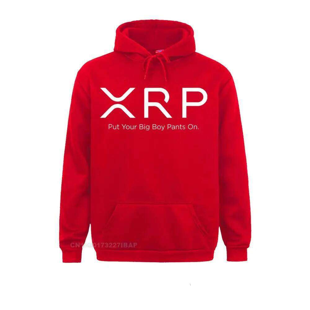 XRP Ripple Crypto Currency Funny Put Your Big Boy Pants On Birthday Sweatshirts Prevalent Hoodies Male Anime Clothes Z260314