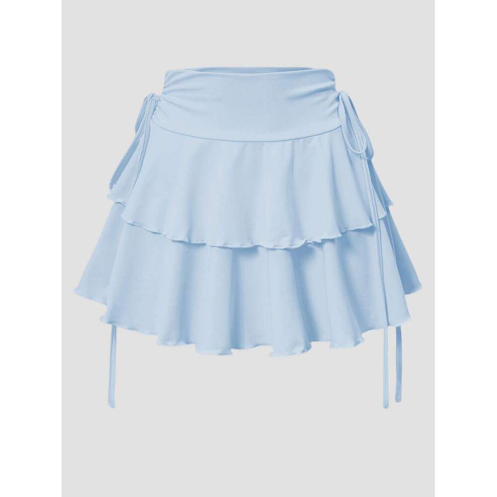 2025 New Sexy Mini Women Fashion Outdoor Versatile High Slim Fit Elastic Waist Short Skirt Z260314