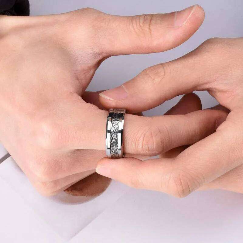 Classic Stainless Steel Women Mens Rings Couples Jewelry Accessories Size 5-13 H260312