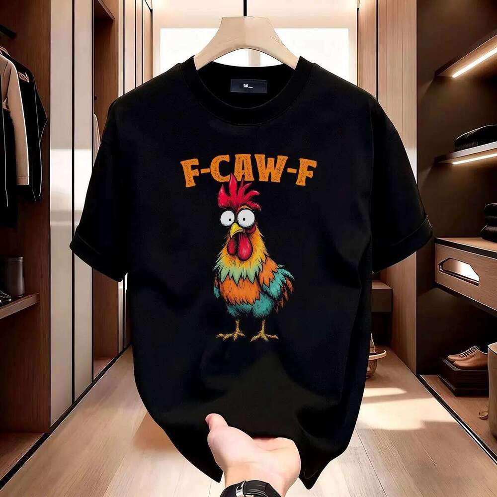 Colorful Design Comfortable breathable F-Caw-F Rooster Culture Funny Animal Print Z260314
