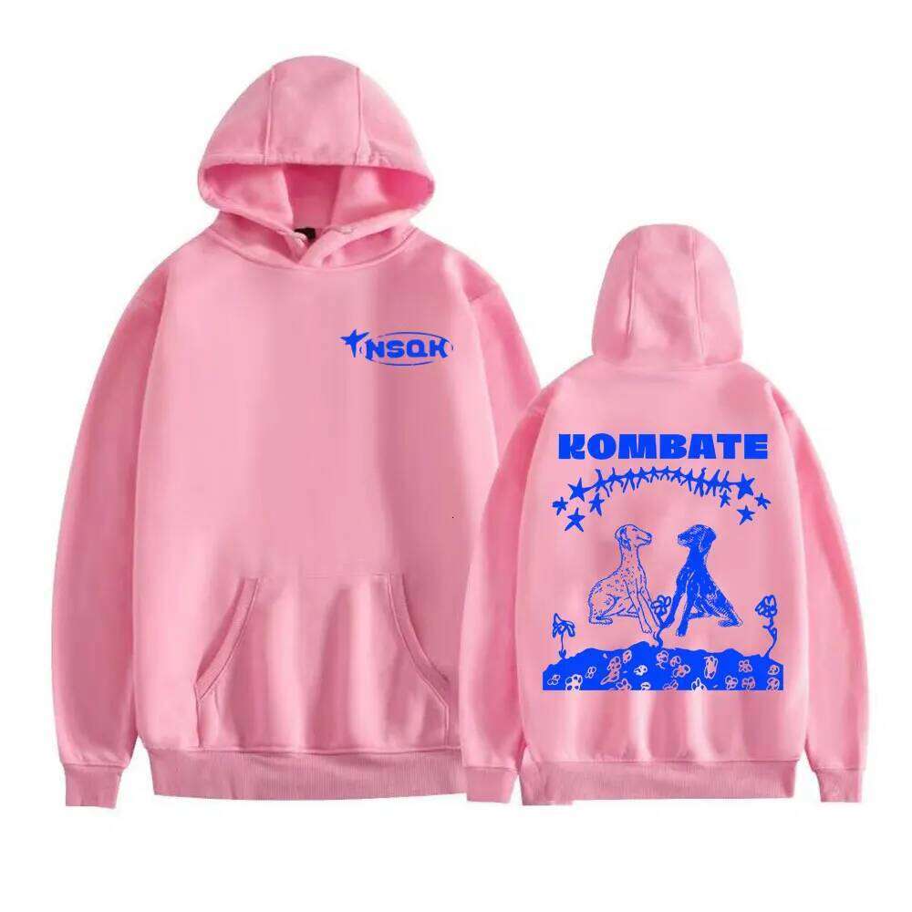 Rapper Nsqk Kombate Album Merch Hoodies Men Clothing Fashion Gothic High Street Sweatshirts Fleece Comfort Long Sleeve Pullovers Z260315