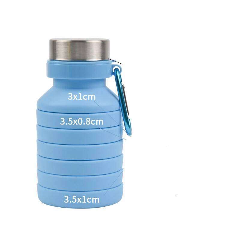 Portable Outdoor Mountain Climbing and Cycling Sports Bottle Food-grade Silicone Foldable Water Cup Z260313
