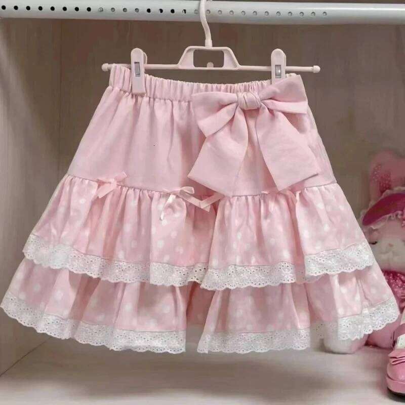 Gothic Vintage Black Y2k Mini Patchwork Fashion Lace Spicy Girls Subculture Sweet Kawaii Skirt Woman Design Chic Z260314