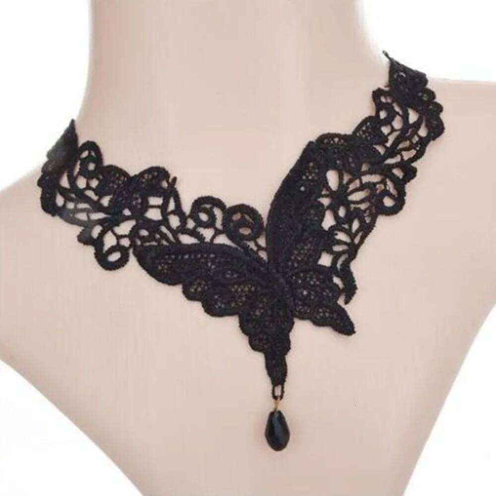 Hot Sale Black Necklace Sexy Punk Style Personalized Collar Lace Gothic Jewelry Accessories Gift H260312