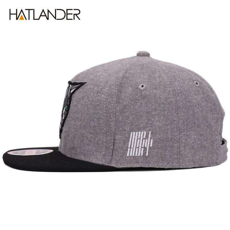 Hatlander 3D Devil Eyes Baseball Retro Gorras Hats Planas Chapeau Flat Bill Hip Hop Snapbacks Caps For Men Women Unisex Z260313