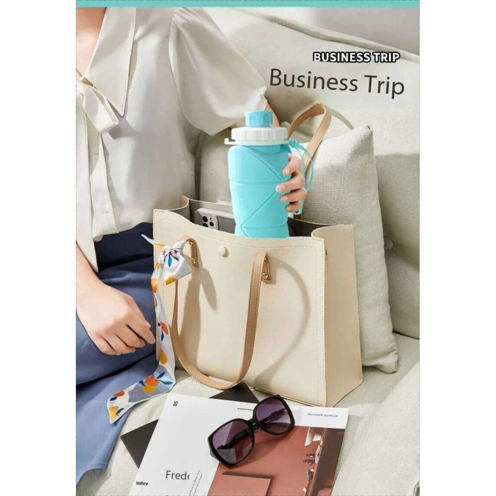 Silicone Folding Portable Outdoor Sports Travel Coffee Shockproof Car Water Cup Z260314