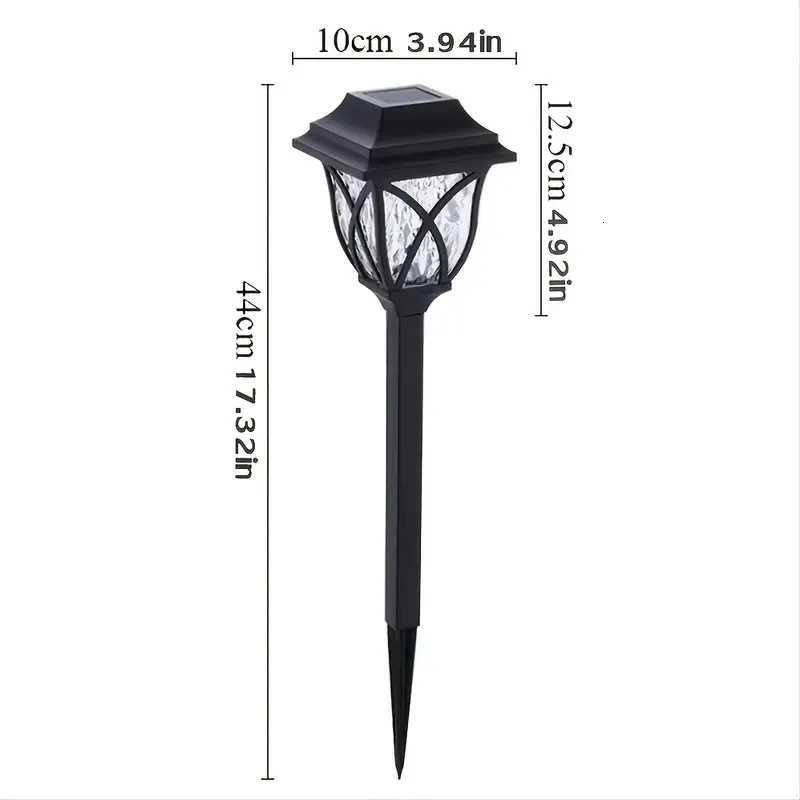 1 Pack Solar Yard Lights Bright Lawn Lights Outdoor Waterproof Led Solar Pathway Lights Landscape Path Lights H260313