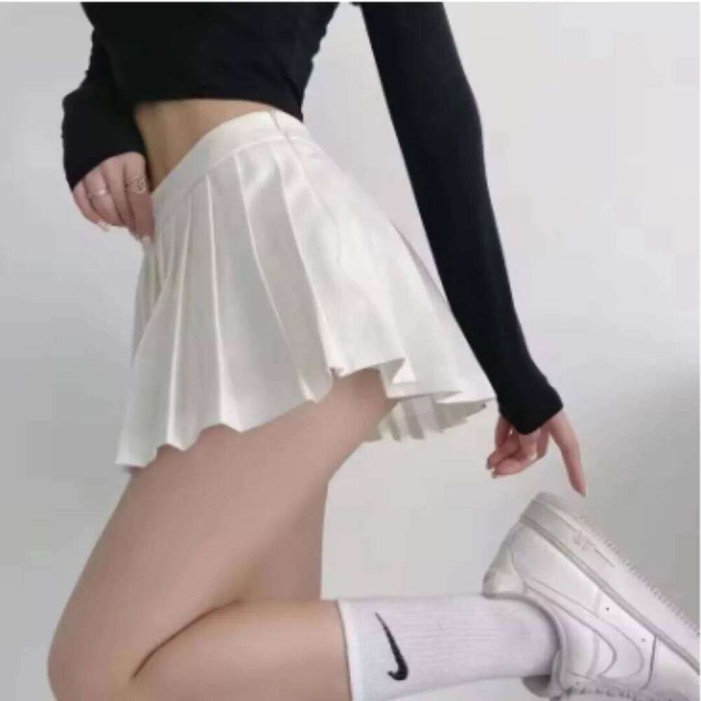 Zoki Sexy Women Pleated High Waist Summer Vintage Mini Skirts Korean Tennis Student White Designed Dance Skirt Z260314