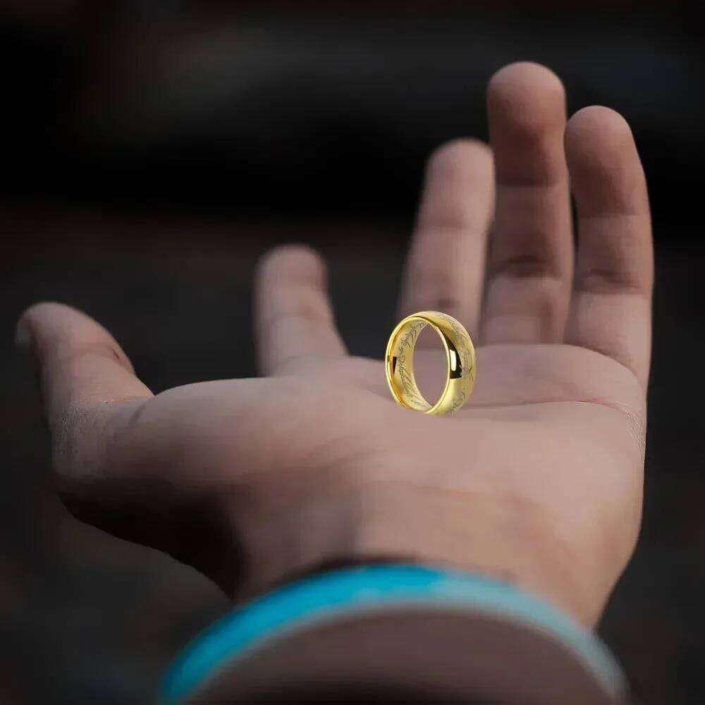 Language Stainless Steel Rings for Unisex Fashion Accessories Jewelry H260312