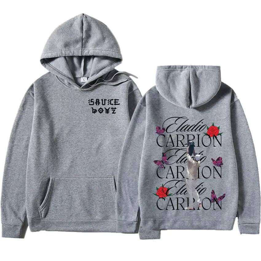 Rapper Eladio Carrion Harajuku High Quality Album Tour Hoodie Men Women Hot Sale Casual Pullovers Pop Oversize Gothic Sweatshirt Z260314