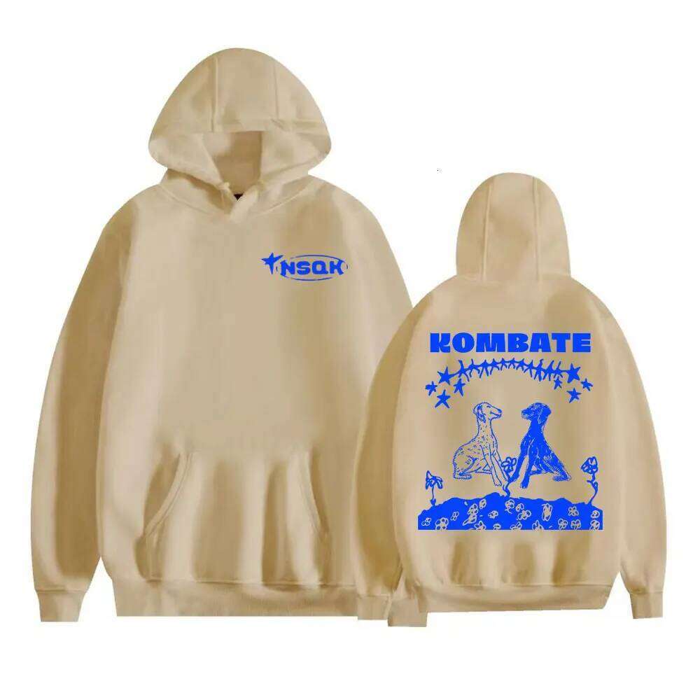 Rapper Nsqk Kombate Album Merch Hoodies Men Clothing Fashion Gothic High Street Sweatshirts Fleece Comfort Long Sleeve Pullovers Z260315