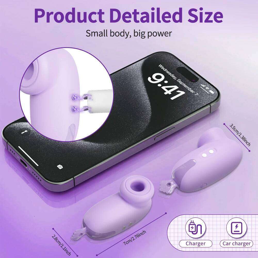 Super Mini Clitoral Sucking Vibrator Women Clit Nipple Sucker Vacuum Stimulator Female Sex Toy for Adult Pleasure 18+ 26H0313