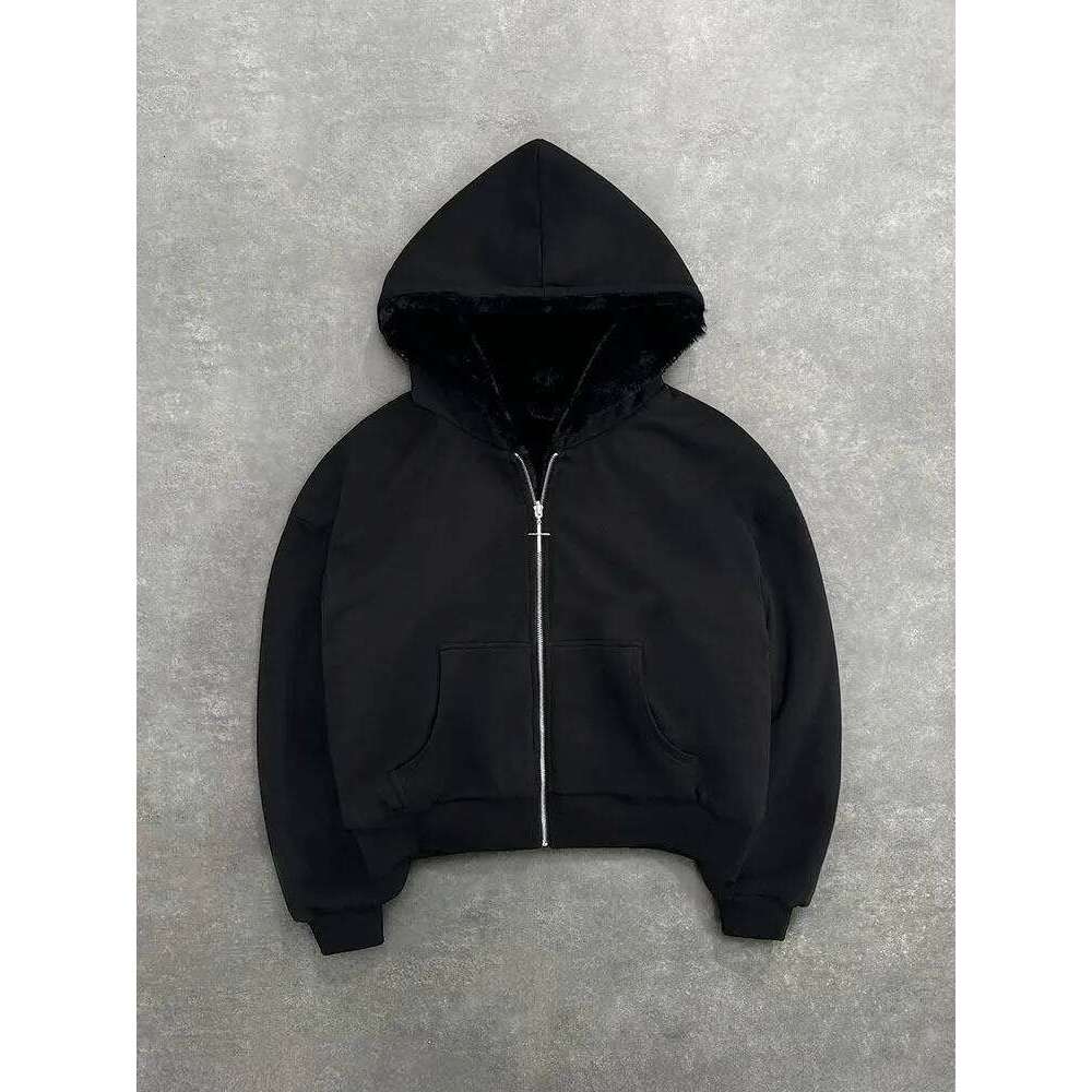 Unisex hoodie hooded sweatshirt with leopard print lining pocket, loose cardigan, zipper sweatshirt, streetwear style Z260314