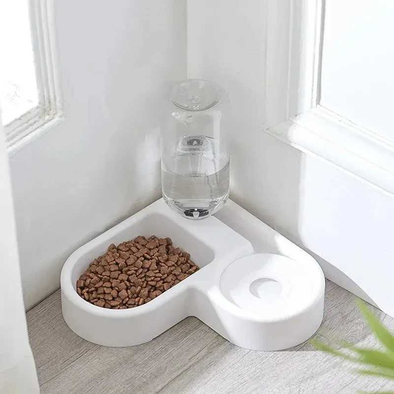 Automatic Drinking Fountain Pet Bowl Moisture-Proof Cat and Dog Feeding Basin For Water and Food Bowl H260313