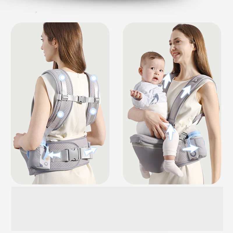 2025 New Style Newborn Ergonomic Baby Carrier Backpack Infant Baby Hipseat Carrier Front Facing Ergonomic Kangaroo Baby Wrap Sli X260313