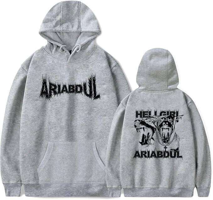 Ari Abdul Merch Doberman Hoodie Printed Hoodies Men Women Long Sleeve Sweatshirt Pullover Top Z260314