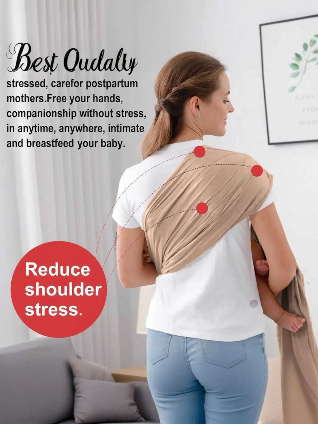 Newborn Double Ring Baby Sling Front Hugging Back Towel Easy out Parenting Hanging Bag Comfortable Wrap for Going out X260313