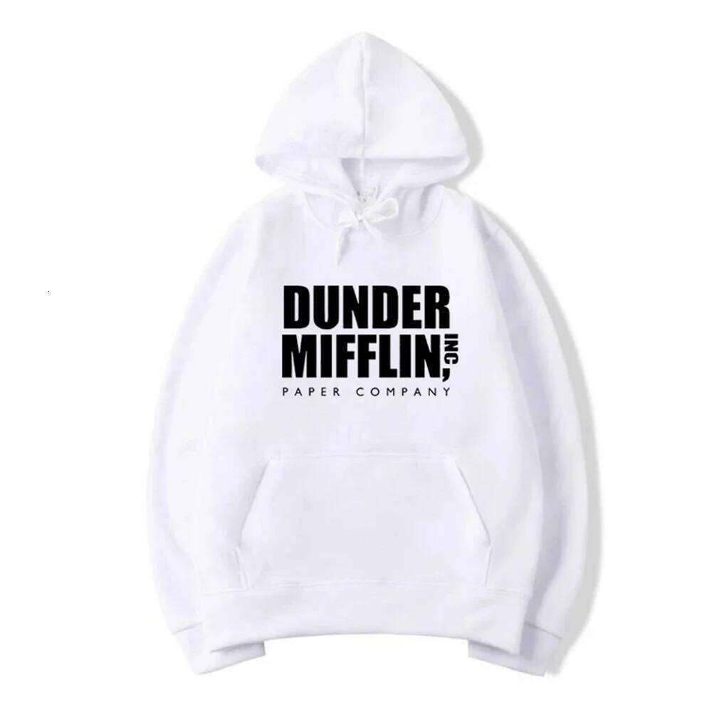 The Office Dunder Mufflin INC Paper Hoodie Dwight Schrute Sweatshirt Men Women Hoodies Casual Pullover Hooded Sweater Z260314