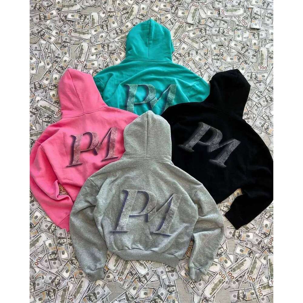 Autumn winter new retro printed hooded sweatshirt Y2K style streetwear outfit and women casual top men clothing 26Y0313