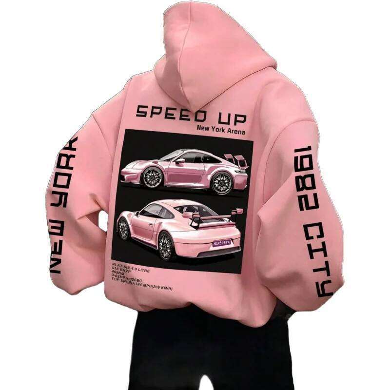 2025 high-quality fashionable printed comfortable loose classic vintage versatile casual sweatshirt Z260315