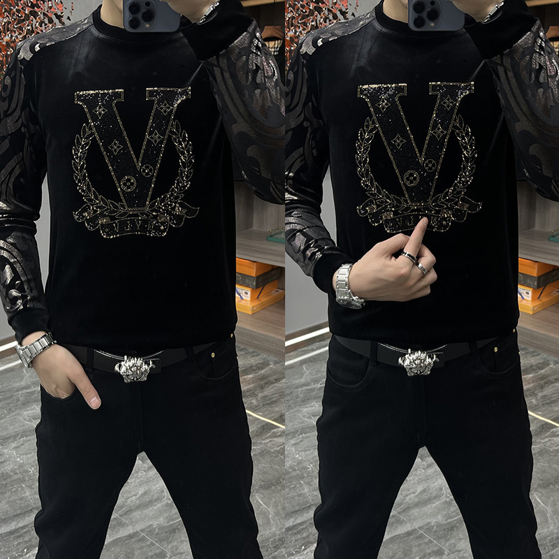 Designer Shirt Mens Clothes Elegance Long Sleeve Comfortable Fabric Casual Essentials Shirt High-end 2026 Luxury Daily Wear Popular