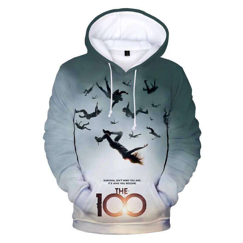 The 100 3D Print Hoodie Sweatshirts Men Women Fashion Casual Cool Pullover 2020 TV Series Harajuku Streetwear Oversized Hoodies Z260314