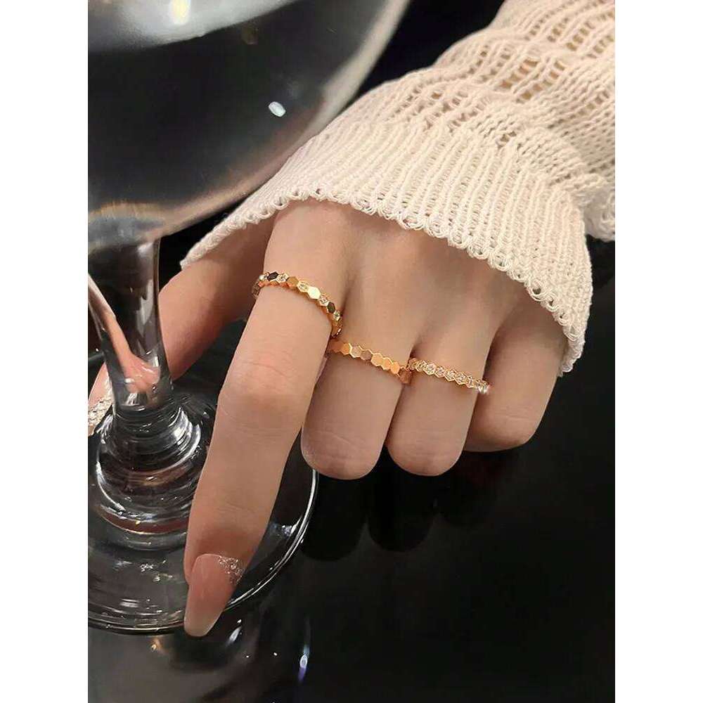 925 Sterling Silver Zircon Geometric Shape Rings For Women Gift Match Daily Party High Quality Vintage Fine Jewelry Accessories H260312