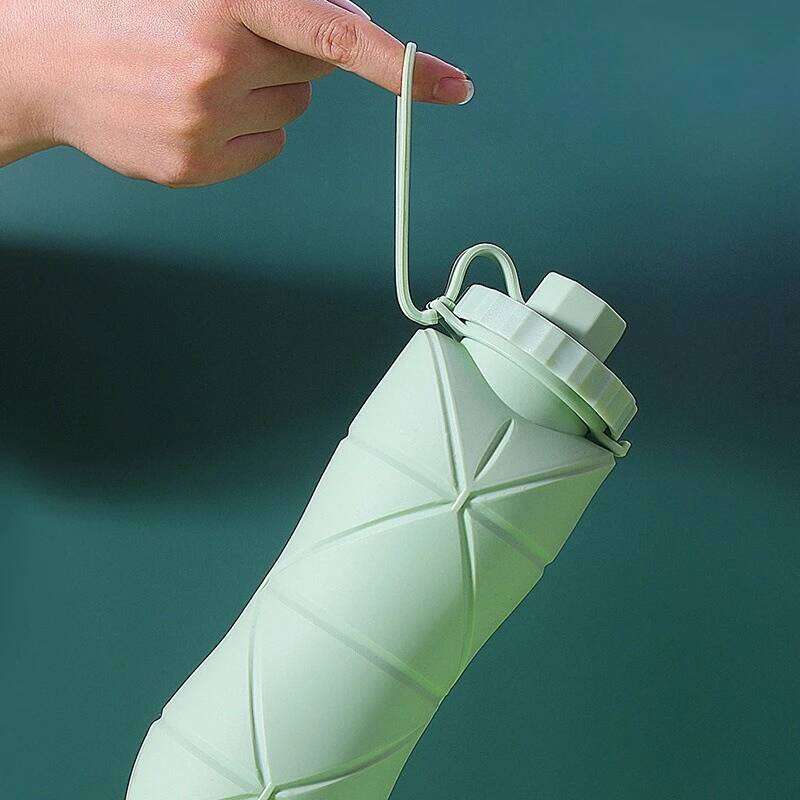 600ml Creative Stretchable Silicone Folding Cup Multifunctional Heat-resistant Portable Travel Outdoor Sport Water Kettle Z260314