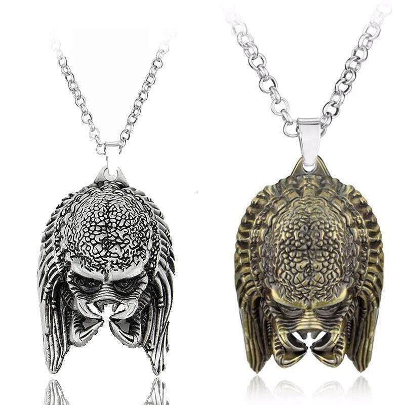 Movie Restore Scene Aliens Predator AVP Necklace Alien Queen Figure Cosplay Pendant Accessories Gift H260312