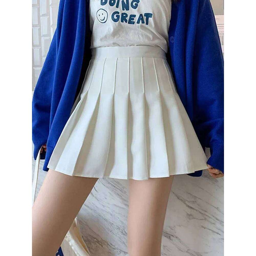 Women Pleated Plus Size Summer High Waist Zipper Girls Dancing JK Mini Skirts Black Fashion Student A Line Faldas 2026 Z260314