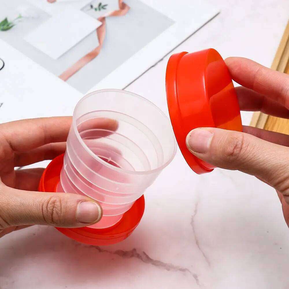 Travel Supplies Portable Kitchen Dining Sports & Outdoors Collapsible Plastic Cup Coffee Cups Telescopic Drinking Mug Z260313